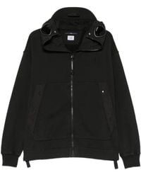 C.P. Company - Diagonal Raised Fleece Mixed Boxy Hoodie - Lyst