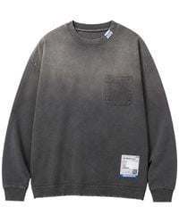 Maison Mihara Yasuhiro - Sun-Faded Like Distressed Long-Sleeve T-Shirt - Lyst