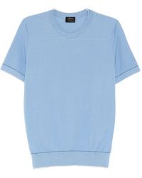 Brioni - Sea Island Piqué Cotton T-Shirt - Lyst