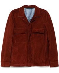 Paul Smith - Suede Jacket - Lyst