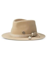 Maison Michel - André Ribbon-Detailed Fedora Hat - Lyst