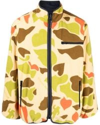 BBCICECREAM - Camouflage Print Reversible Fleece Jacket - Lyst