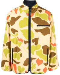 BBCICECREAM - Camouflage Print Reversible Fleece Jacket - Lyst