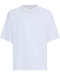 Marni - Logo-Embroidered Cotton T-Shirt - Lyst