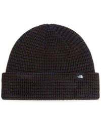 The North Face - Tnf Fisherman Logo-Patch Beanie Hat - Lyst