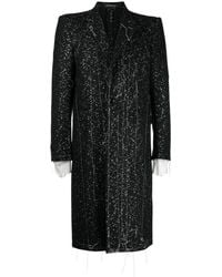 Nicolas Andreas Taralis - Exposed-Seam Single-Breasted Coat - Lyst