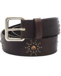 HTC - Studded Leather Belt - Lyst