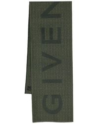 Givenchy - 4g-monogram Print Wool-blend Scarf - Lyst