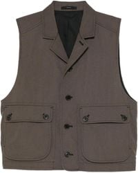 Paul Smith - Wool-Twill Vest Jacket - Lyst