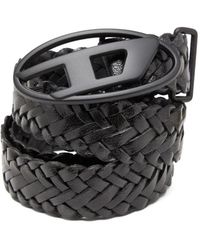 DIESEL - B-1Dr Braided Belt - Lyst
