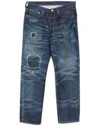 Junya Watanabe - Whiskering-Effect Trousers - Lyst