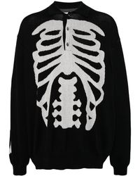TAKAHIROMIYASHITA TheSoloist. - Skeleton-Print Sweater - Lyst