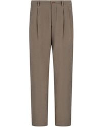 Giorgio Armani - Pleat-Detail Trousers - Lyst