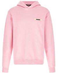 Jacquemus - Pastel Cotton Fleece Hoodie - Lyst