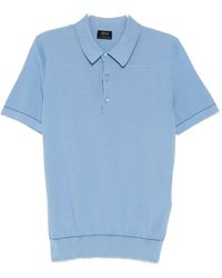 Brioni - Sea Island Piqué Cotton Polo Shirt - Lyst