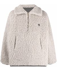 Nanushka - Green And Neutral Louka Reversible Jacket - Men's - Artificial Fur/recycled Polyamide - Lyst