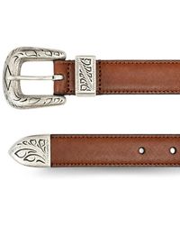 Anderson's - Engraved Leather Belt - Lyst