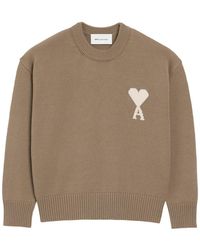 Ami Paris - Round-Neck Knitwear - Lyst