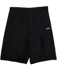 Undercover - Pinstripe Logo Shorts - Lyst