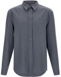 Marni - Contrasting Sleeve Virgin Wool Shirt - Lyst