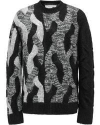 Feng Chen Wang - Cable-Knit Sweater - Lyst