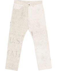 Warren Lotas - Graphic-Print Jeans - Lyst