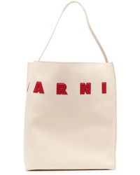 Marni - Small Museo Leather Tote Bag - Lyst