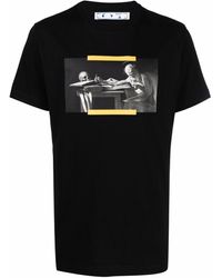 Off-White c/o Virgil Abloh caravaggio Print T-shirt - Black