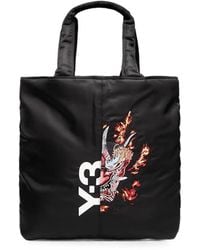 Y-3 - Yaksha Graphic-Print Tote Bag - Lyst
