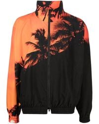 BLUE SKY INN - Palm-Tree Print Bomber Jacket - Lyst