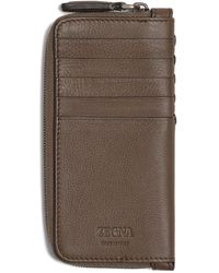 ZEGNA - Zip-Around Wallet - Lyst