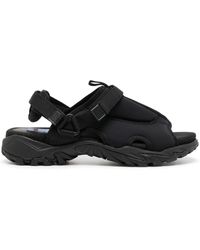 McQ L11 Touch-strap Sandals - Black