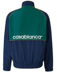 CASABLANCA - Zip-Fastening Logo-Detail Jacket - Lyst