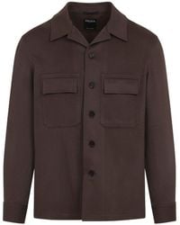 ZEGNA - Double-Pocket Cashmere Shirt Jacket - Lyst