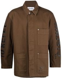Etudes Studio - Graphic-Print Denim Jacket - Lyst