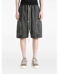 Rick Owens - Bauhaus Drawstring-Waist Cargo Shorts - Lyst