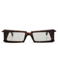 Kuboraum - Tortoiseshell Sculpted-Frame Sunglasses - Lyst