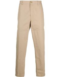 Lanvin - Straight-Leg Cotton Trousers - Lyst