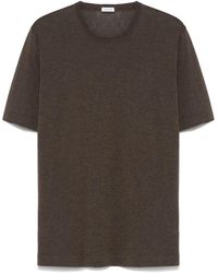 Caruso - Short-Sleeves Cotton T-Shirt - Lyst