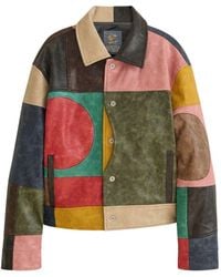 Kidsuper - Patchwork Leather Jacket - Lyst