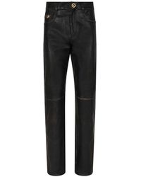 Versace - Button-Fastening Trousers - Lyst