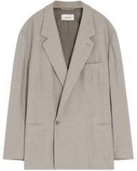 Lemaire - Double-Breasted Tailored Blazer - Lyst