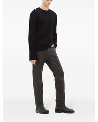 Courreges - Logo-Patch Buttoned Jumper - Lyst