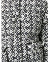 Marine Serre - Moon Diamond-pattern Oversized Puffer Coat - Lyst