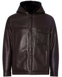 Yves Salomon - Hooded Shearling Jacket - Lyst