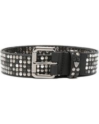 HTC - Studded Leather Belt - Lyst