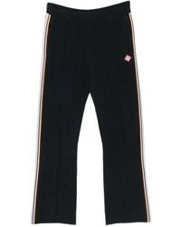 CASABLANCA - Café Culture Wool Track Trousers - Lyst