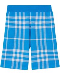 Burberry - Check-print Bermuda Shorts - Lyst