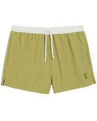Ami Paris - Nylon Short Swimsuit - Lyst