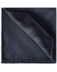 Brunello Cucinelli - Silk Chevron Pocket Square - Lyst